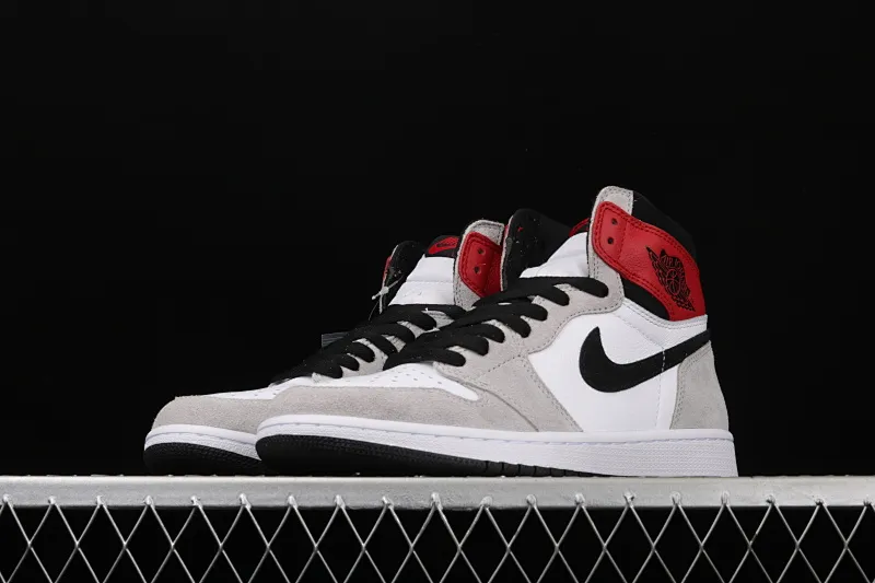 All categories Air Jordan Jordan series basketball shoes Air Jordan 1 High pure original version Air Jordan 1 Light Smoke Gray AJ1 Joe 1 light smoke gray 555088-126